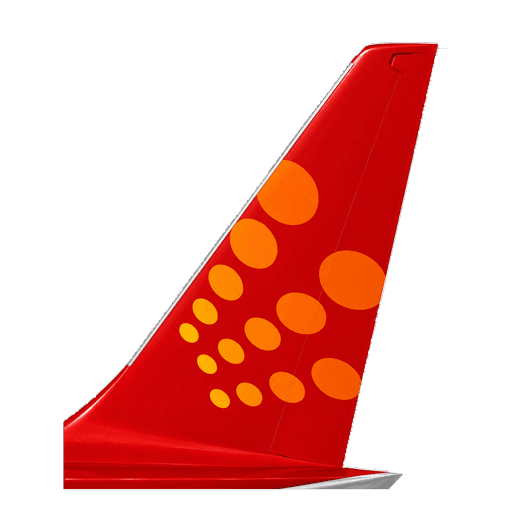 SpiceJet tail fin